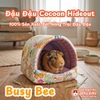 Nhà Ngủ Trú Ẩn Cho Chuột Lang, Bọ Ú, Hamster, Sóc Bay Đậu Đậu Cocoon Hideout