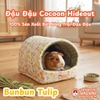 Nhà Ngủ Trú Ẩn Cho Chuột Lang, Bọ Ú, Hamster, Sóc Bay Đậu Đậu Cocoon Hideout