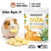 Dứa Sấy Thăng Hoa Cho Thỏ, Bọ Ú Ăn Vặt Cho Thỏ, Bọ Ú Thơm Ngon 25g