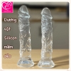 [Mã 21] Dương vật silicon mềm dẻo trong suốt | Nhiều size