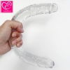 [Mã 01] Dương vật giả 2 đầu silicon trong suốt cho Les