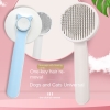 Lược chải lông chó mèo - lược chải lông mèo có nút bấm cho thú cưng