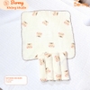 Hộp 5 khăn sữa muslin Bermy 2 lớp (size 30x30)