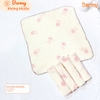 Hộp 5 khăn sữa muslin Bermy 2 lớp (size 30x30)