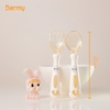 Bộ thìa dĩa uống cong PPSU Bermy