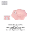 Gối lõm bông cao cấp cho bé Hudson 21x30x3cm màu ngẫu nhiên