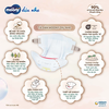 Bỉm - Tã dán Moony Trắng Size S58 cộng 2 miếng (cho bé 4 - 8kg)