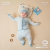 Bộ sơ sinh cài giữa gấu DoDo Honee 9328