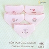 Set 5 Yếm tam giác Muslin Gpapa Goodmama (màu ngẫu nhiên)