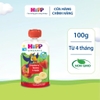 Dinh dưỡng 100% trái cây nghiền hữu cơ HiPPiS Organic vị Dâu tây, Chuối, Táo (4M+)