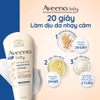 Kem dưỡng ẩm cho da nhạy cảm, khô ngứa Aveeno Baby Smoothing Relief Moisture Cream 227g (0M+)