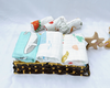 Set 3 Khăn Sữa Manny Sợi Tre Muslin 30x30cm (họa tiết ngẫu nhiên)
