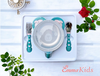 Set Bát ăn dặm kèm thìa dĩa EMMAKIDS (màu ngẫu nhiên)