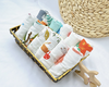 Set 3 Khăn Sữa Manny Sợi Tre Muslin 30x30cm (họa tiết ngẫu nhiên)