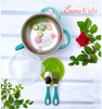 Set Bát ăn dặm kèm thìa dĩa EMMAKIDS (màu ngẫu nhiên)
