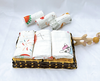Set 3 Khăn Sữa Manny Sợi Tre Muslin 30x30cm (họa tiết ngẫu nhiên)