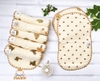 Gối xô Manny 10 lớp Muslin 25x40cm (họa tiết ngẫu nhiên)
