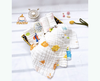 Set 5 Khăn xô Manny 6 lớp Organic cao cấp 30x30cm (họa tiết ngẫu nhiên)