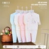 Bộ sơ sinh cài chéo Colorful Hrnee 0-3M