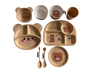 Full set ăn dặm cao cấp Brown Bear