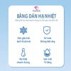 Miếng Dán Hạ Sốt Kichido Giúp Bé Hạ Nhiệt, Giảm Sốt, Làm Mát Tự Nhiên Dùng Được Cho Trẻ Sơ Sinh