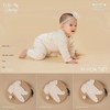 Bộ sơ sinh nỉ nhung cài chéo in họa tiết Honee 0003
