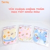 Set 3 yếm vuông chống thấm Bermy họa tiết nhiều màu