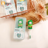 Bàn chải đánh răng Misan lông tơ hình thú kèm hộp cho bé 1Y+