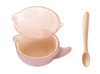 Bát ăn dặm đa năng Hallysen - 2 Lớp - Màu hồng