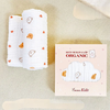 Khăn tắm muslin organic EmmaKids 6 lớp cho bé (110x83cm) (họa tiết ngẫu nhiên)