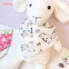 Set 3 yếm tam giác vải Bermy (họa tiết ngẫu nhiên)