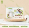 Khăn sữa sợi nở Mipbi 30x30cm (hộp 6 cái)