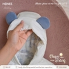 Áo khoác phao có mũ túi gấu Honee 5375