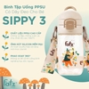 Bình uống nước PPSU nắp kép Fatz Sippy 3 (400ml/ 18M+)
