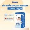 Bỉm - Tã quần Goldgi+ Premium size XL 44 miếng  (cho bé 12-17kg)