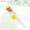 Đũa tập ăn Bermy hình thú cho bé (màu sắc/ họa tiết ngẫu nhiên)