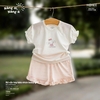 (C3.5) Bộ cộc tay bèo nhún Baby Girl 8161 Honee