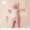 Bộ sơ sinh nỉ lông cài chéo Honee Richkids 9502