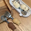 Set thìa dĩa thú hồ lô cho bé kèm hộp