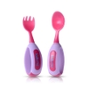 Bộ nĩa và muỗng tập ăn Kidsme 9853 - màu Tím (9M+)