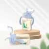 Bình nước Tritan 360 độ 250ml Fatzbaby (Xanh)