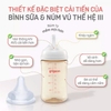 Bình sữa PP Pigeon Softouch Baby-Friendly World cổ rộng 160ml - Mùa xuân (từ 0 tháng)