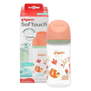 Bình sữa PP Pigeon Softouch Baby-Friendly World cổ rộng 240ml - Mùa thu (từ 3 tháng)