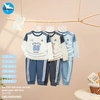 Bộ CVD thể thao bé trai quần Jean dệt kim Avaler 26AV081