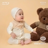 Bộ sơ sinh dài tay cài giữa Mini Foxy Honee 8598