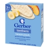 Bánh gạo ăn dặm Gerber vị Chuối Đào 48g (cho bé trên 7 tháng)