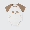 Body chip cộc tay La Pomme Raglan xin chào bạn mới (Màu Trắng)