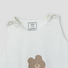 Set 2 bodysuit Nous cộc tay xanh