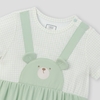 Set 2 bodysuit Nous cộc tay xanh