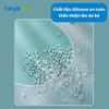 Yếm ăn dặm Hogokids Silicone dẻo trong suốt siêu nhẹ hình gấu 30x28cm (màu ngẫu nhiên)